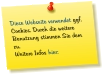 Diese Webseite verwendet ggf. Cockies. Durch die weitere Benutzung stimmen Sie dem zu.  Weitere Infos hier: